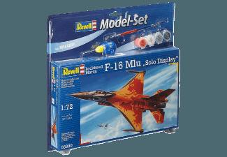 REVELL 63980 F-16 Mlusolo Display Orange, Schwarz