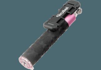 ROLLEI 22557 4 Style Einbein Selfiestick, Pink, (Ausziehbar bis 450 mm)