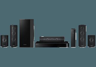 SAMSUNG HT-J7500W 5.1 Heimkino-System (5x Lautsprecher, Subwoofer, Steuereinheit, Bluetooth, App-steuerbar, Schwarz)