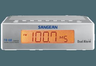 SANGEAN RCR-5 Uhrenradio (Digital Radio, FM Tuner, FM, MW, Silber), SANGEAN, RCR-5, Uhrenradio, Digital, Radio, FM, Tuner, FM, MW, Silber,