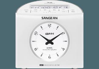 SANGEAN RCR-9 Uhrenradio (FM, MW, FM, MW, Weiß)