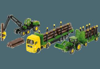 SIKU 1801 John Deere Forst Set Grün/Gelb