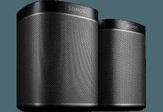 SONOS PLAY:1 - 2 Room Starter Set - Smart Speaker für Wireless Music Streaming (App-steuerbar, W-LAN Schnittstelle, Schwarz)