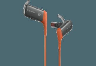 SONY MDR-AS600BT Spritzwassergeschützer Bluetooth In-Ohr-Kopfhörer, NFC, orange Kopfhörer Orange