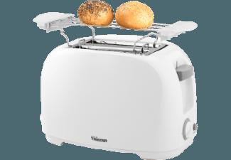 TRISTAR BR-1013 Toaster Weiß (800 Watt, Schlitze: 2), TRISTAR, BR-1013, Toaster, Weiß, 800, Watt, Schlitze:, 2,