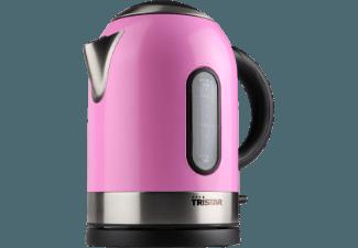 TRISTAR WK-3219 Wasserkocher Pink/Schwarz (2400 Watt, 1.7 Liter)