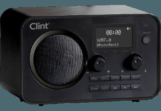 CLINT L1  (Digital, DAB , DAB, FM, Schwarz)
