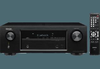 DENON AVR-X520BT AV Receiver (5.2 Kanäle, 130 Watt pro Kanal, Schwarz)