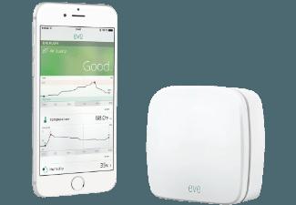 ELGATO 1ER109901000 Eve Room, Kabelloser Raumklimasensor mit Apple HomeKit-Unterstützung