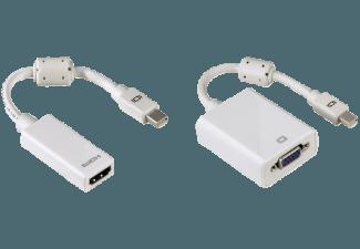 HAMA 053249 Adapter-Set Minidisplayport HDMI/VGA, HAMA, 053249, Adapter-Set, Minidisplayport, HDMI/VGA