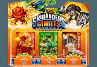 Skylanders Giants - Triple Pack F: Eruptor, Stealth Elf, Terrafin, Skylanders, Giants, Triple, Pack, F:, Eruptor, Stealth, Elf, Terrafin