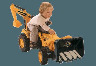 SMOBY 7600033389 Traktor Builder Max mit Anhänger Gelb