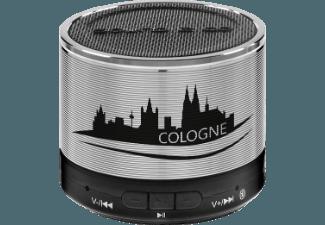 SOUND2GO Bigbass universe Cologne Edition Lautsprecher Silber