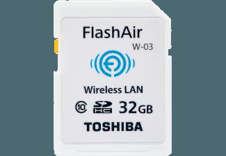 TOSHIBA FLASHAIR™ W-03 32 GB SD , Class 10, 32 GB, TOSHIBA, FLASHAIR™, W-03, 32, GB, SD, Class, 10, 32, GB