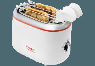 BESTRON ATM 200 RE Toaster Weiß (800 Watt, Schlitze: 2)