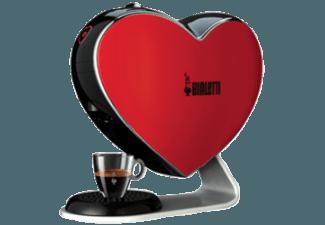 BIALETTI 12800010 Cuore Kaspelmaschine für Espresso Rot
