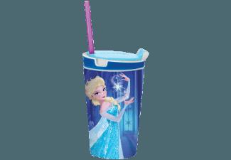 BROSZIO 1709 Snacky Magic JR Frozen Elsa Snack- und Trinkbecher