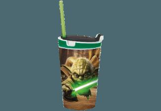 BROSZIO 1711 Snack Magic JR Starwars Yoda Snack- und Trinkbecher