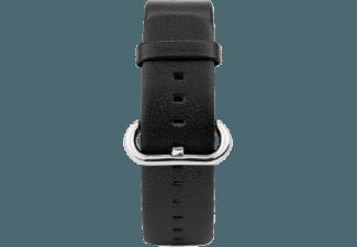 CASEUAL Leather Band 38mm Schwarz (Wechselarmband)