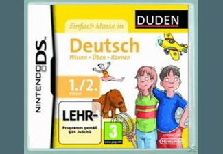 DUDEN Einfach Klasse in Deutsch 1./2. Klasse [Nintendo DS], DUDEN, Einfach, Klasse, Deutsch, 1./2., Klasse, Nintendo, DS,