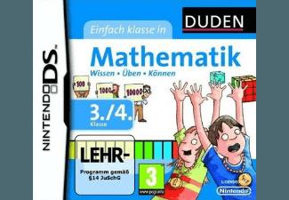 DUDEN Mathematik 3./4. Klasse [Nintendo DS], DUDEN, Mathematik, 3./4., Klasse, Nintendo, DS,