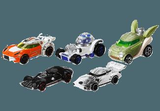 HOT WHEELS CGX36 Star Wars Character Car 5er Pack Mehrfarbig