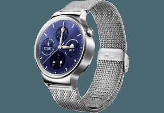 HUAWEI Watch Classic (Edelstahl) mit Netzarmband Silber (Smartwatch), HUAWEI, Watch, Classic, Edelstahl, Netzarmband, Silber, Smartwatch,