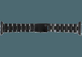 MONOWEAR Metall Gliederarmband Adapter 42mm Schwarz (Wechselarmband), MONOWEAR, Metall, Gliederarmband, Adapter, 42mm, Schwarz, Wechselarmband,