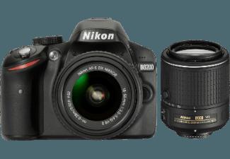 NIKON D3200    Objektiv 18-55 mm, 55-200 mm f/3.5-5.6 (24.2 Megapixel, CMOS), NIKON, D3200, , Objektiv, 18-55, mm, 55-200, mm, f/3.5-5.6, 24.2, Megapixel, CMOS,