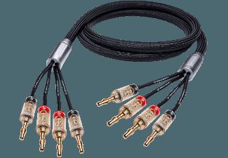 OEHLBACH High-End-Bi-Wiring-Lautsprecherkabel mit Banana-Verbinder XXL Fusion Four.4B 200