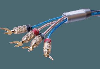 OEHLBACH Lautsprecherkabel Bi-Wiring versilbert 2 x 2,5 / 2 x 4,0 mm², mit Banana-Verbinder Bi Tech 4.4B 500