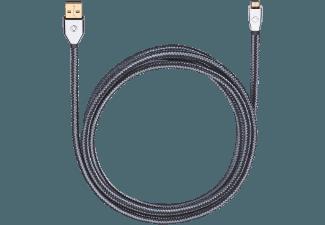 OEHLBACH Mobile Entertainment USB-Kabel, USB Micro-B auf USB-A XXL i-Connect UM-B/U 0,5 m