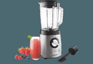 PHILIPS Standmixer HR2195/08 mit ProBlend 6 Standmixer Edelstahl (900 Watt, 2 Liter (1.5 Liter mit Speisen))