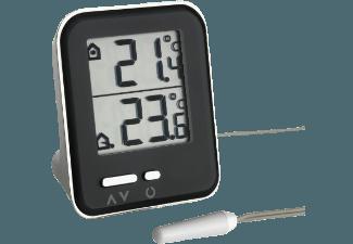 TFA 30.1051 Metal Moxx Digitales Innen-Außen-Thermometer