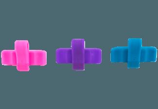 TRACTIVE TRAPC6 Blau, Violett und Pink (Halsbandclips)