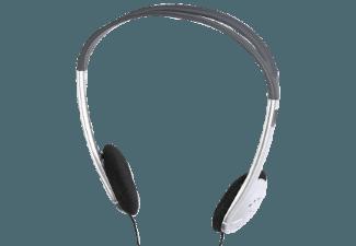 VIVANCO 32256 Komfort Stereo LR Kopfhörer Schwarz/Silber