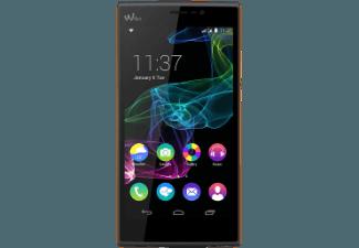 WIKO Ridge Fab 16 GB Schwarz/Orange Dual SIM