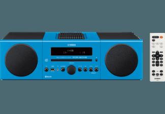 YAMAHA MCR-B043 Kompaktanlage (Radio, CD, USB, Bluetooth, Schwarz/Blau)