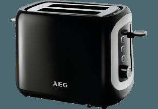 AEG AEG Perfect Morning AT 3300 Automatic Toaster Toaster Schwarz/Silber (940 Watt, Schlitze: 2)