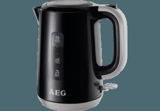 AEG EWA 3300 Perfect Morning Wasserkocher Schwarz/Silber (2200 Watt, 1.7 Liter), AEG, EWA, 3300, Perfect, Morning, Wasserkocher, Schwarz/Silber, 2200, Watt, 1.7, Liter,