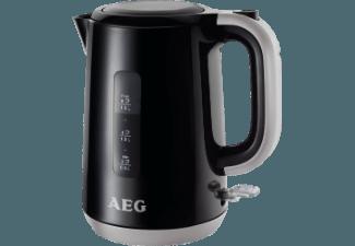 AEG EWA 3700 Perfect Morning Wasserkocher Schwarz/Silber (3000 Watt, 1.5 Liter), AEG, EWA, 3700, Perfect, Morning, Wasserkocher, Schwarz/Silber, 3000, Watt, 1.5, Liter,