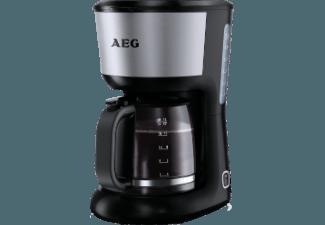 AEG KF 3700 Perfect Morning Kaffeemaschine Schwarz/ Silber/ Edelstahlverkleidung (Armona-Glaskanne), AEG, KF, 3700, Perfect, Morning, Kaffeemaschine, Schwarz/, Silber/, Edelstahlverkleidung, Armona-Glaskanne,