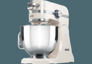 AEG KM 4100 UltraMix Küchenmaschine White Glossy/Metallic 1000 Watt, AEG, KM, 4100, UltraMix, Küchenmaschine, White, Glossy/Metallic, 1000, Watt