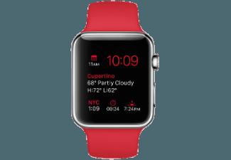 APPLE Watch 42 mm Edelstahlgehäuse mit Sportarmband (MLLD2FD/A) (Product) Rot (Smart Watch), APPLE, Watch, 42, mm, Edelstahlgehäuse, Sportarmband, MLLD2FD/A, , Product, Rot, Smart, Watch,