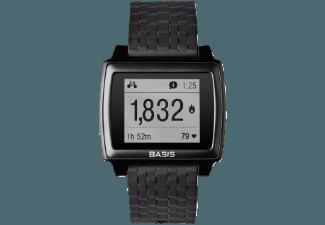 BASIS Peak Schwarz (Fitness- und Schlaftracker, Wearable, Uhr)