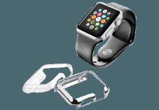 CELLULAR LINE 2 ultradünne Schutzhüllen   1 Schutzfolie für Apple Watch 42 mm Schutzhülle Watch 42 mm