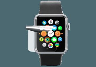 CELLULAR LINE Passgenaue Schutzfolie für Apple Watch 38 mm, 3 St. Schutzfolie Watch
