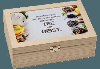 CONTENTO 866384 TEEBOX Ein heißes Bad erfrischt den Körper, ein heißer Tee den Geist Teebox