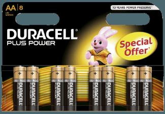 DURACELL AA MN1500/LR6 K8 PLUS POWER Batterien Plus Power, DURACELL, AA, MN1500/LR6, K8, PLUS, POWER, Batterien, Plus, Power
