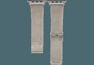 HAMA 137078 Milanaise Uhrenarmband für Apple Watch 42mm silber
